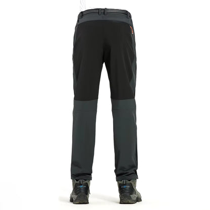 Thick Warm Fleece Hiking Pants Men Winter Waterproof Windproof Outdoor Soft Shell Rain Trousers Trekking Camping Ski Pants