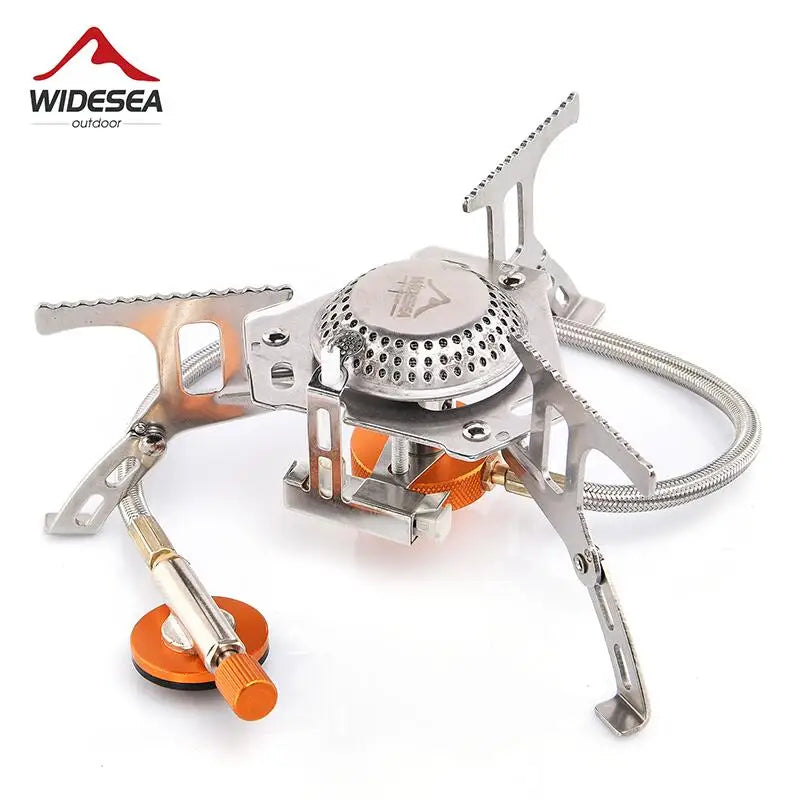 Camping Gas Stove Outdoor Tourist Burner Strong Fire Heater Tourism Cooker Survival Furnace Supplies Equipment Picnic