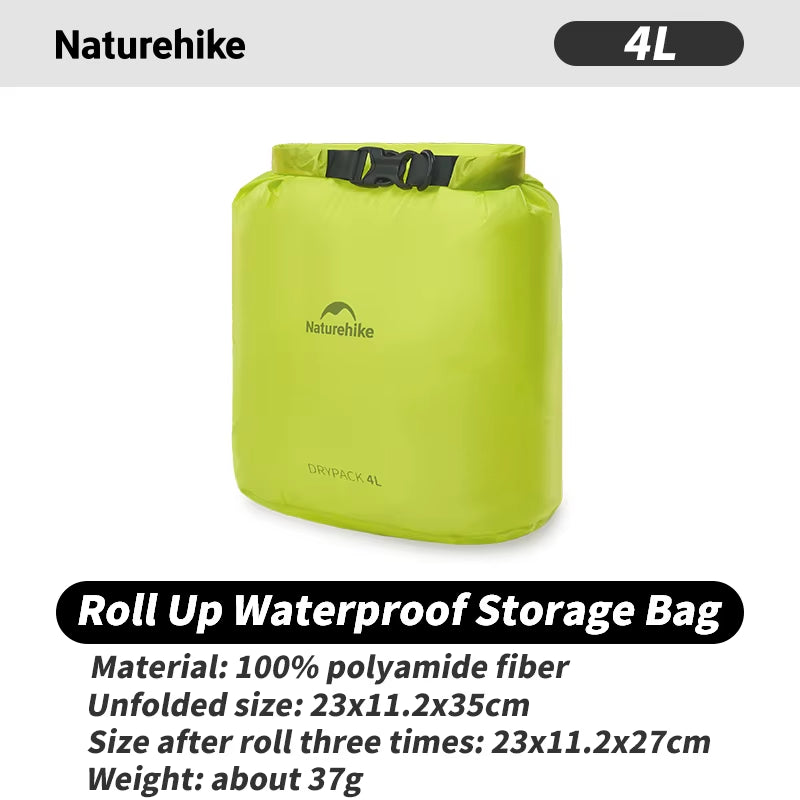 2L/4L/8L Compression Bag Swimming Waterproof Dry Bag Expend Small Lighweight Dry Bag for Kayaking Fishing Rafting