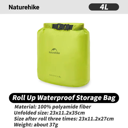 2L/4L/8L Compression Bag Swimming Waterproof Dry Bag Expend Small Lighweight Dry Bag for Kayaking Fishing Rafting