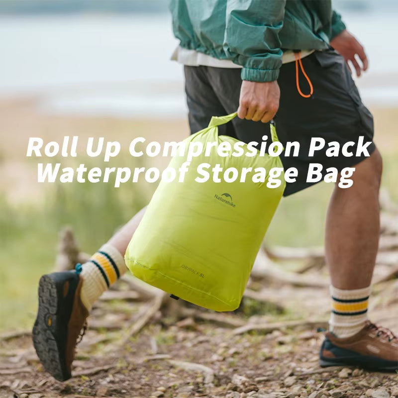 2L/4L/8L Compression Bag Swimming Waterproof Dry Bag Expend Small Lighweight Dry Bag for Kayaking Fishing Rafting