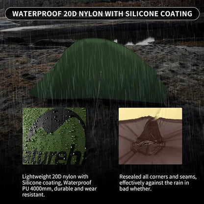 Cloud up 1 2 3 Tent Ultralight Camping Tent Double Layer Waterproof Tent Outdoor Hiking Backpacking Tent with Mat