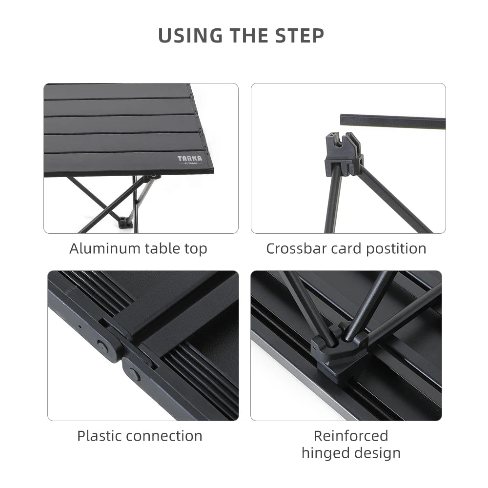 Outdoor Camping Folding Table Party Picnic BBQ Portable Foldable Desk High Strength Ultralight Aluminium Portable Table