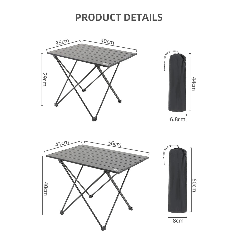 Outdoor Camping Folding Table Party Picnic BBQ Portable Foldable Desk High Strength Ultralight Aluminium Portable Table