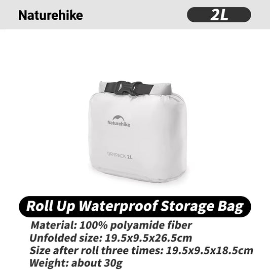 2L/4L/8L Compression Bag Swimming Waterproof Dry Bag Expend Small Lighweight Dry Bag for Kayaking Fishing Rafting