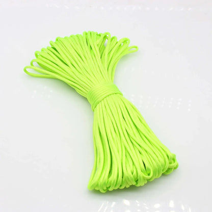 30M Paracord Outdoor Camping, Survival Lanyard, Parachute Rope, Walking Tent Accessories