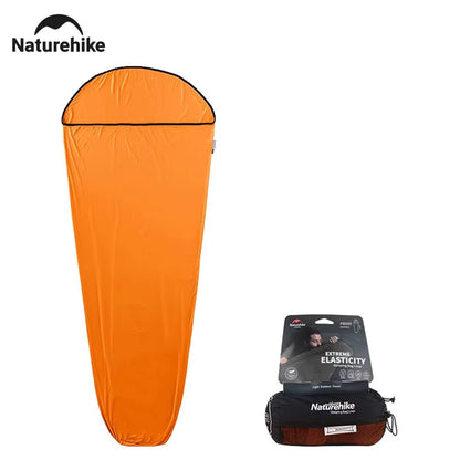 2023 Sleeping Bag Liner Ultralight High Elastic Mummy Quilt Winter Wearable Portable Camping Pocket Sleeping Bags